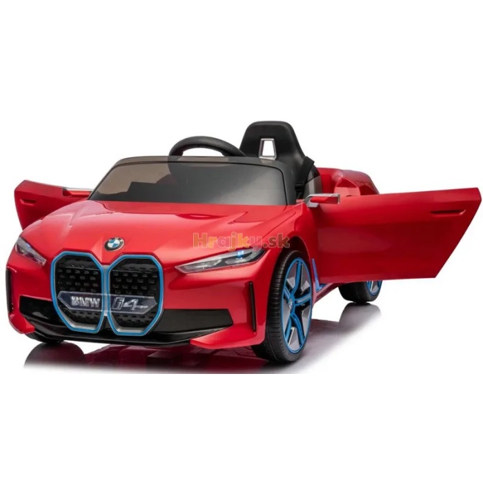 Červené elektrické autíčko premium BMW i4, 70W – Obrázok 1