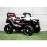 Biele elektrické autíčko Supercar, 4x4, 100W – Obrázok 6