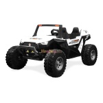 Dvojmiestna biela elektrická bugina, 4x4, 300W, PREMIUM