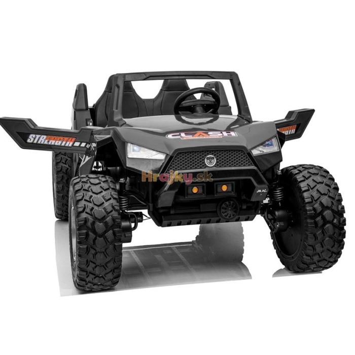 Dvojmiestna čierna elektrická bugina, 4x4, 300W, PREMIUM – Obrázok 7