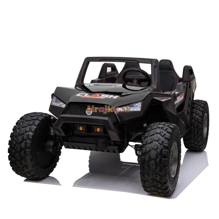 Dvojmiestna čierna elektrická bugina, 4x4, 300W, PREMIUM – Obrázok 1