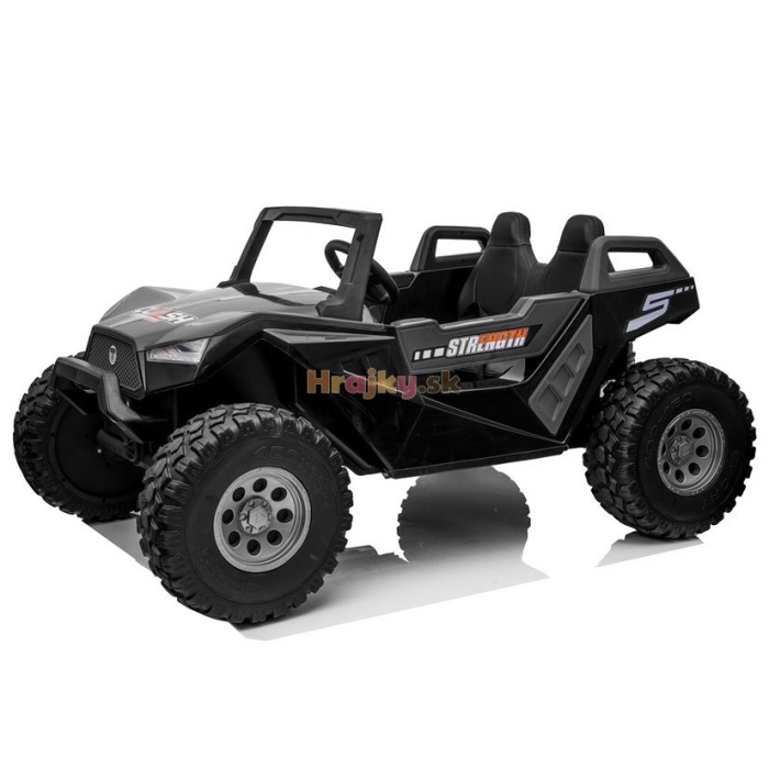 Dvojmiestna čierna elektrická bugina, 4x4, 300W, PREMIUM – Obrázok 3