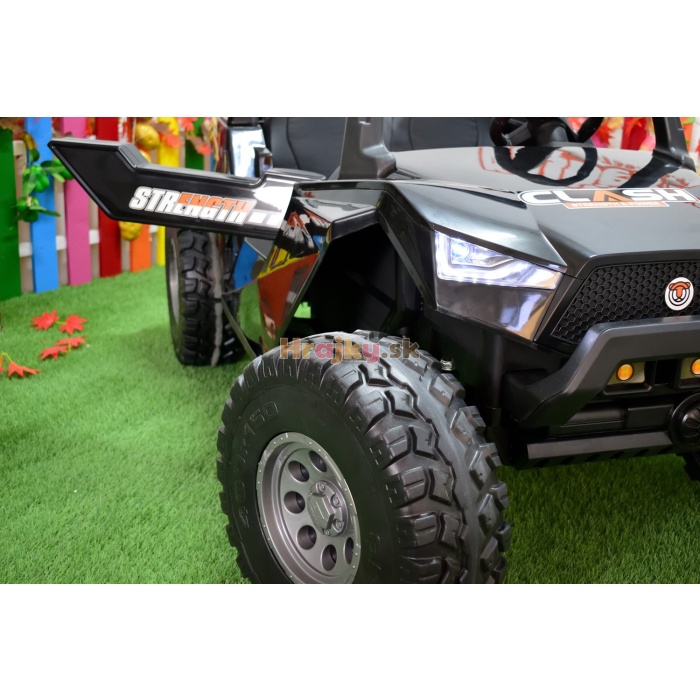 Dvojmiestna čierna elektrická bugina, 4x4, 300W, PREMIUM – Obrázok 4
